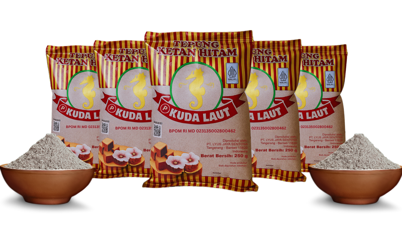 Tepung Ketan Hitam Kuda Laut