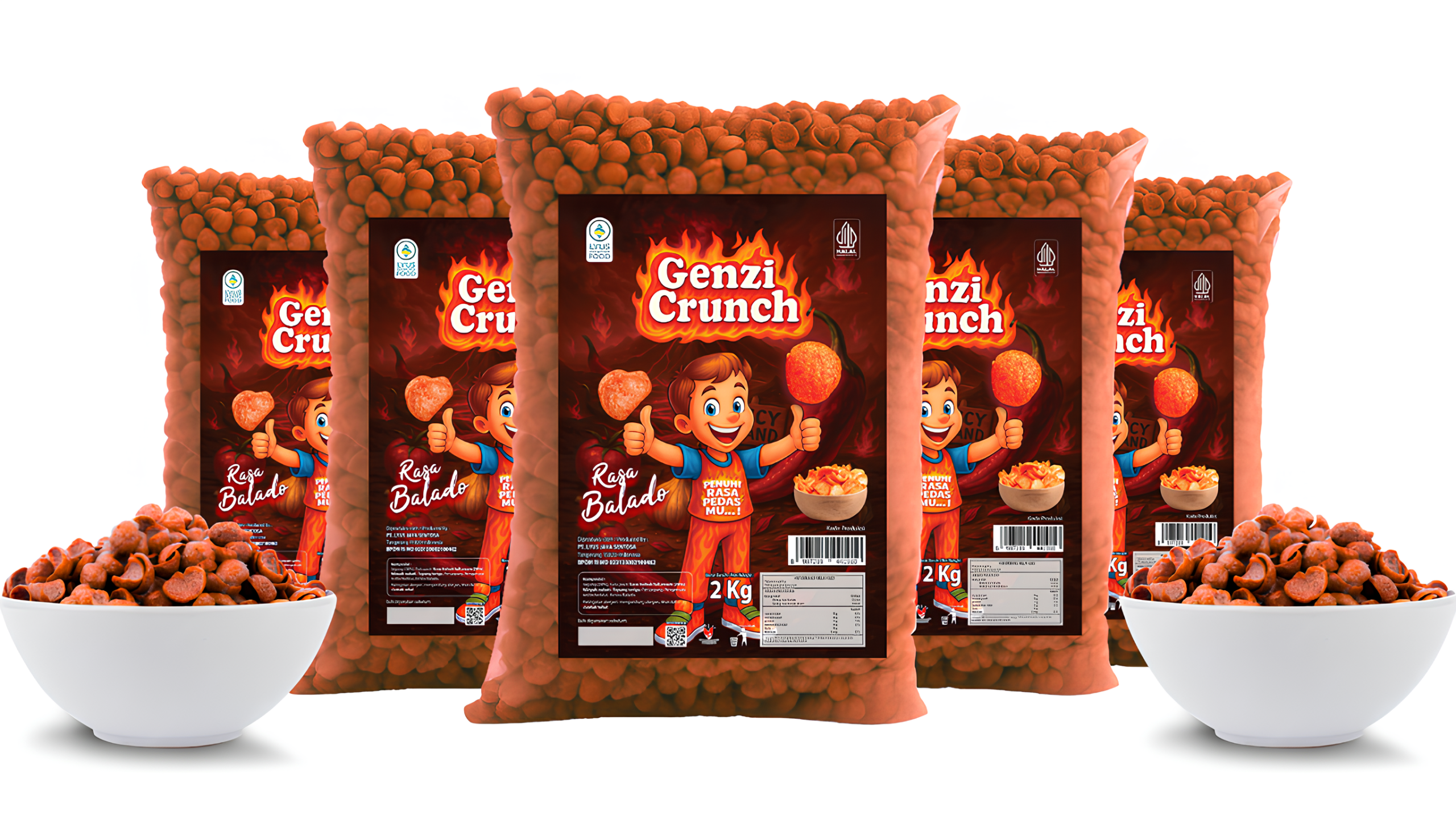 Genzi Crunch Balado