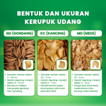 Bentuk dan Ukuran Kerupuk Udang Fanni